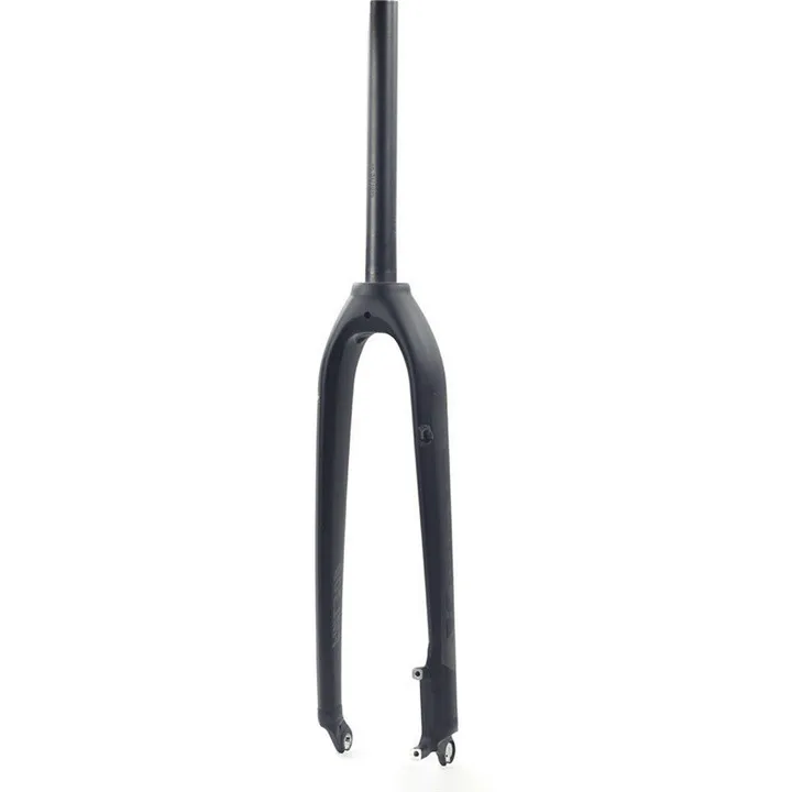 Велосипедная вилка 2" 27,5" 2" MTB Велосипедная вилка жесткая прямая 1/8" 28,6 мм Дисковая тормозная вилка черный алюминий полный SPF велосипедные аксессуары