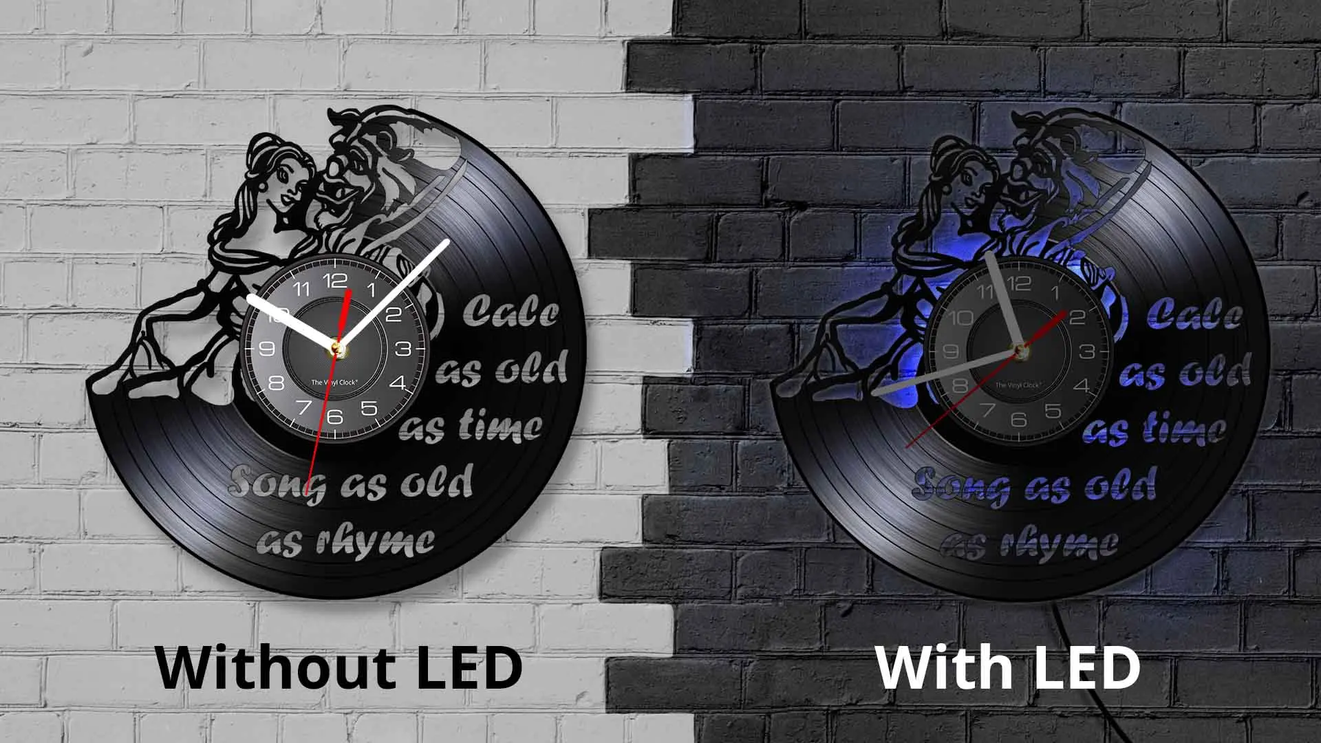 Tale As Old As Time Song Rhyme Lyrics Vinyl Wall Clock Cartoon Character For Kids Room Hanging Decor Wonderful Legend Girls Gift Wall Clocks Aliexpress Tale As Old As Time Song Rhyme Lyrics Vinyl Wall Clock Cartoon Character For Kids Room Hanging Decor Wonderful Legend Girls Gift Wall Clocks Aliexpress