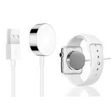 Магнитное портативное зарядное устройство Замена зарядного кабеля док-станция с металлической оболочкой для Apple Watch iWatch серии 1 2 3 4