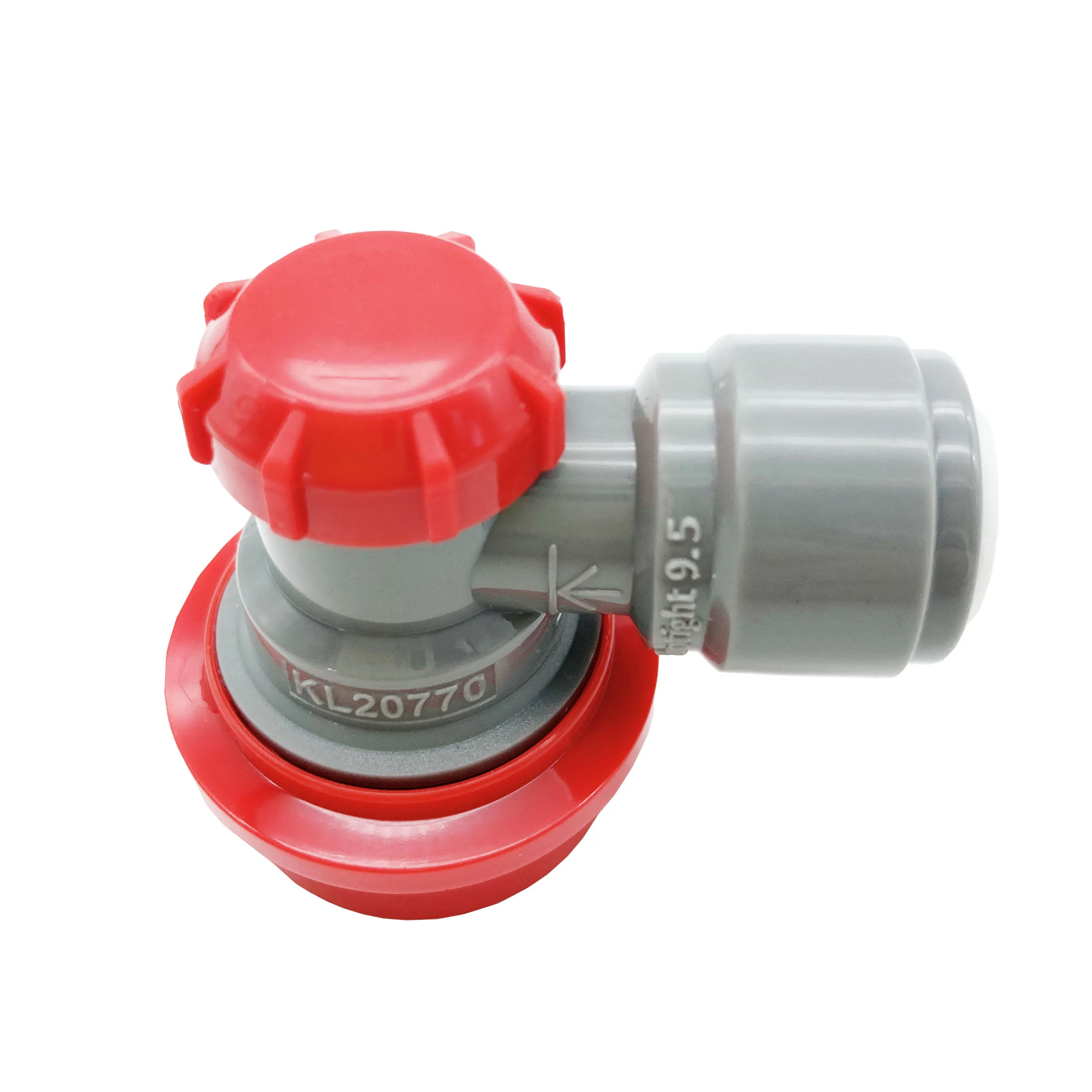 Kegland Duotight 9.5Mm (3/8 ") X Ball Lock Disconnect-(Gas Grigio) Giunti Corney Keg