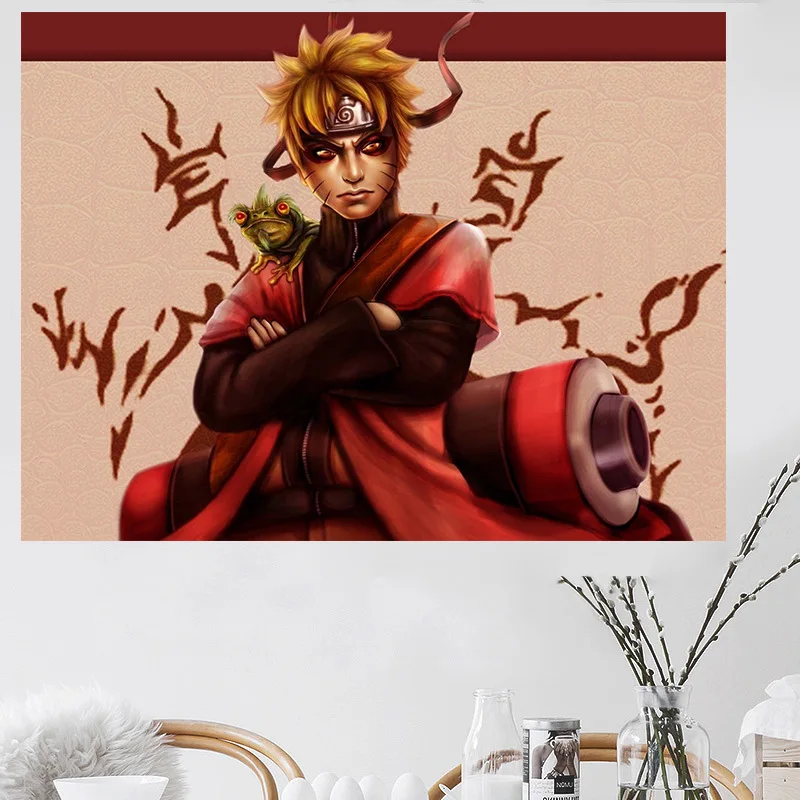 Anime Naruto Hanger Tapestry Remodeling Room Dormitory Bedside Background Cloth