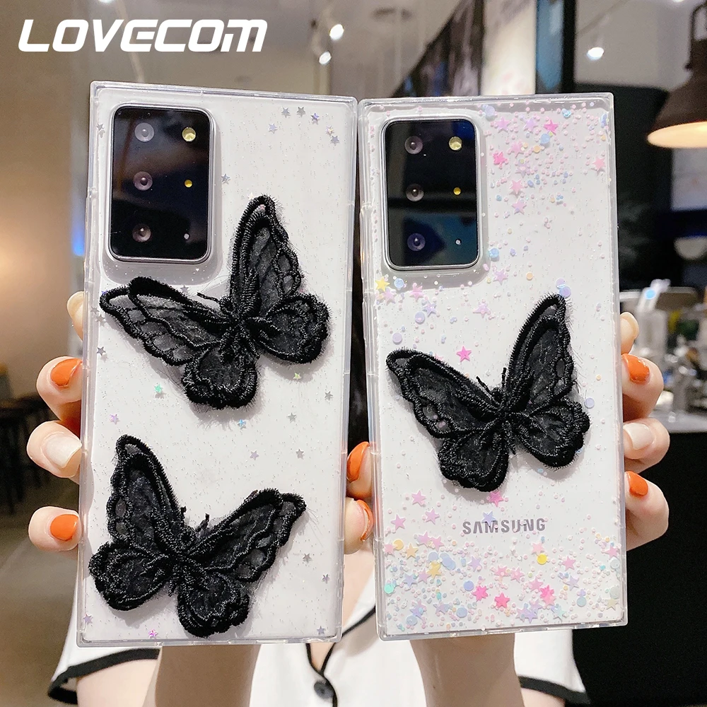 Чехол LOVECOM для Samsung Galaxy S20 S10 S9 Plus A50 A70 из мягкого ТПУ флуоресцентного цвета с