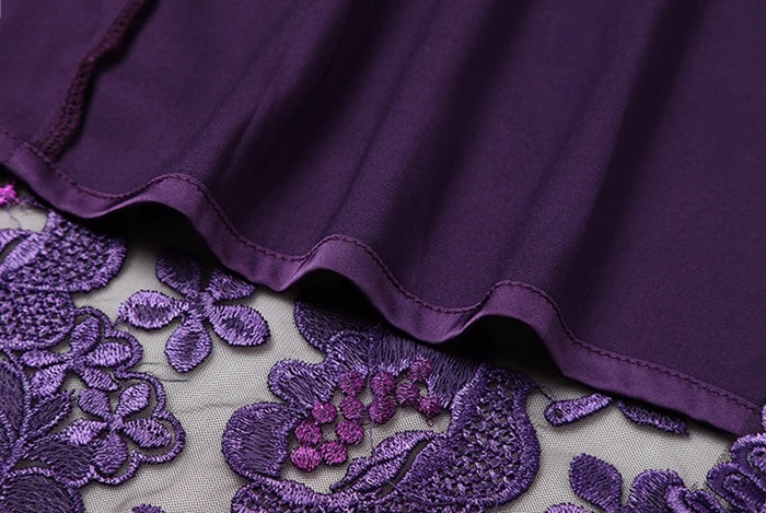 TAOYIZHUAI/осеннее Новое Повседневное платье фиолетового цвета больших размеров, прямое свободное винтажное платье с круглым вырезом и натуральным поясом и цветочным рисунком, 14290