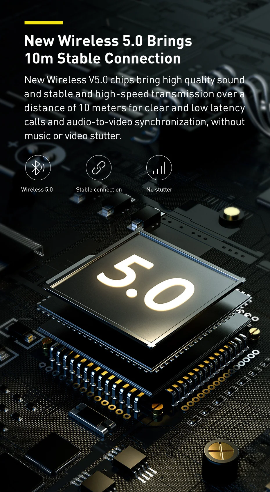 Baseus d02 pro fones de ouvido sem