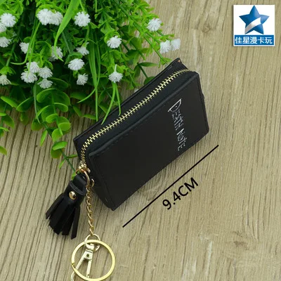 IVYYE Death Note, модный кошелек для монет в стиле аниме, сумки для мелочи с героями мультфильмов, чехол для монет, кошелек для хранения ключей, подарки на день рождения, Новинка