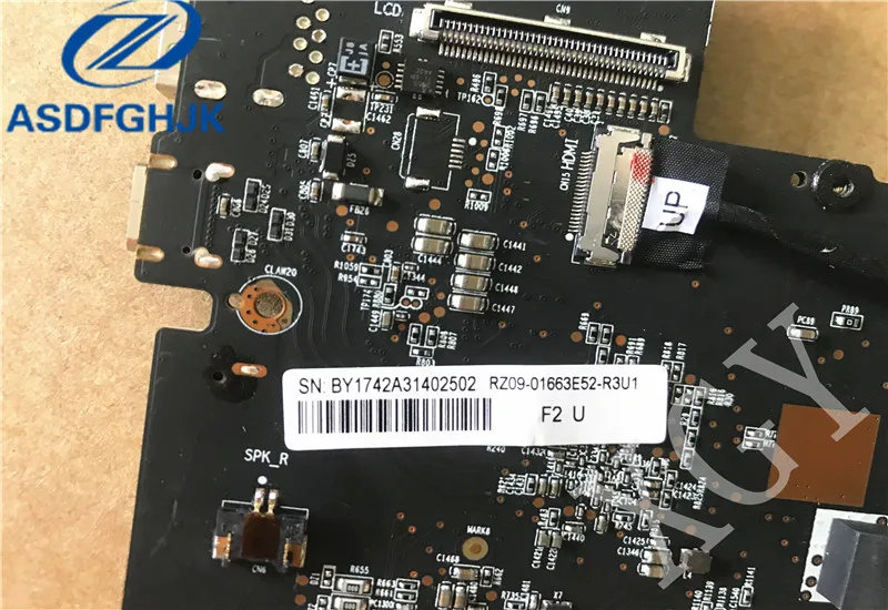 Promo  Laptop motherboard for RAZER BLADE PRO RZ09 RZ09-0166 RZ09-01663E53-R3U1 MOTHERBOARD i7-7820HK GTX1