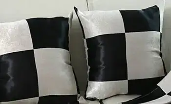 

Cushion pillow European Style Curtains Matching Grey Living Room Sofa Cushion Set Office Car Cushion Set