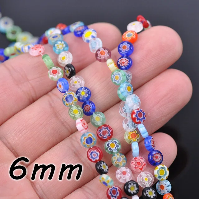 10pcs Cross Shape 18x13mm Mixed Flower Patterns Millefiori Glass Loose  Crafts Beads Lot for DIY Jewelry Making Findings - AliExpress