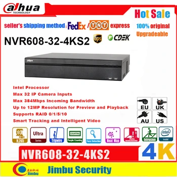 

Dahua NVR 4K 32 Channel video recorder NVR608-32-4KS2 Ultra 4K H.265 Video Recorde Intel Processor Up to 12MP Resolution
