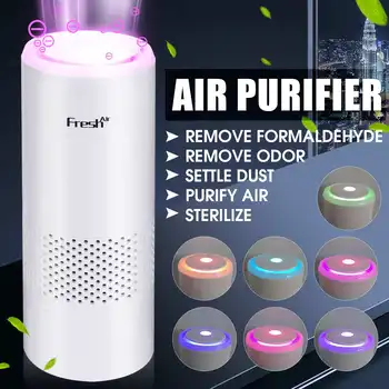 

USB Air Purifier Household HEPA Filters Negative Ions Air Freshener Portable Air Purifiers Remove Formaldehyde Smoke Dust