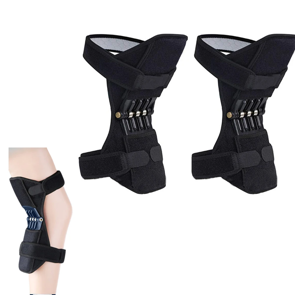 

Joint Support Knee Pads Breathable Non-slip Power Lift Joint Support Powerful Rebound Spring Force Knee Booster