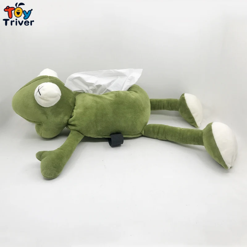 Funny Kawaii Frog Plush Toy Triver Tissue Box Cover Case Napkin Paper Holder Car Home Kitchen 1 Funny Kawaii Frog Plush Toy Triver Tissue Box Cover Case Napkin Paper Holder Car Home Kitchen 4