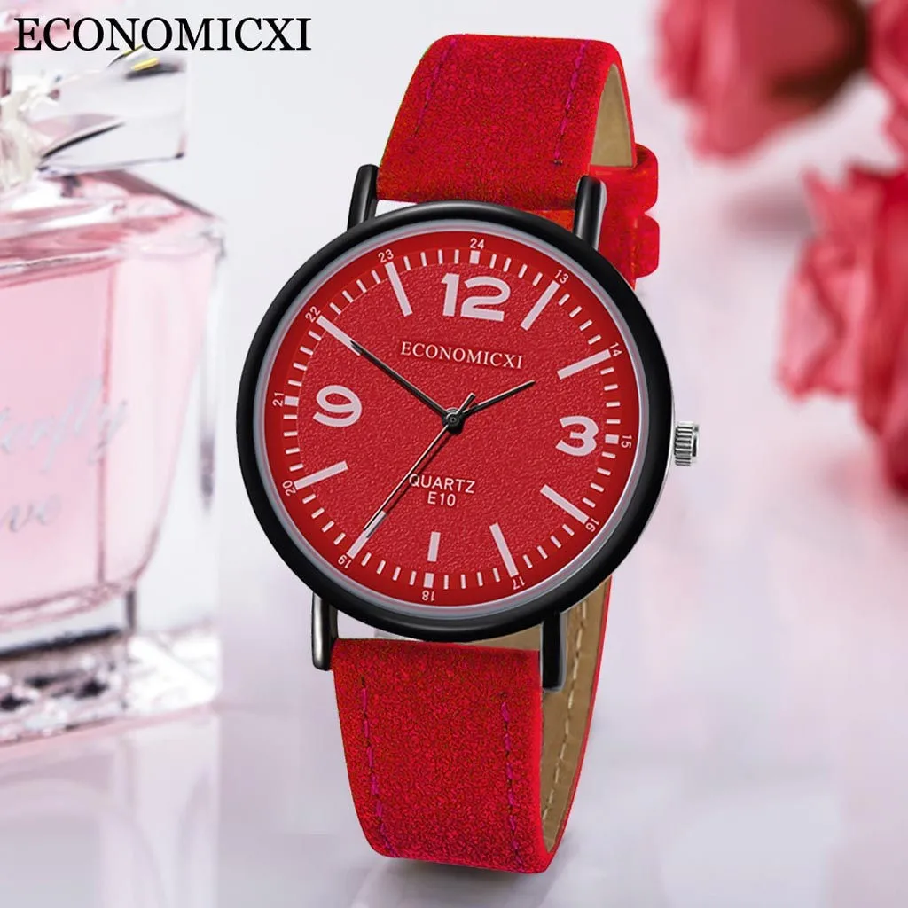 

Femme Luxury Red Watches Fashion Quartz Wristwatches 2020 Lady Stainless Steel Casual Bracele Waterproof Reloj Mujer