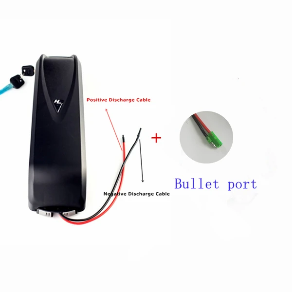 48 В 17Ah литий-ионный Электрический электровелосипед с батареей Hailong EBike с 30A BMS для 750 Вт BBS02 1000 Вт BBSHD Bafang велосипедный мотор - Цвет: 48V 17Ah Bullet Port