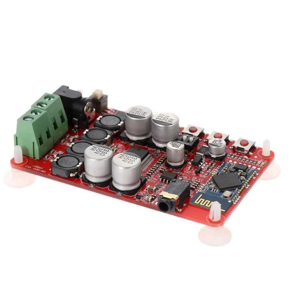 

TDA7492P 50W+50W Bluetooth Power Amplifier Board CSR4.0 Wireless Digital Audio receiving Receiver Amplifier Board