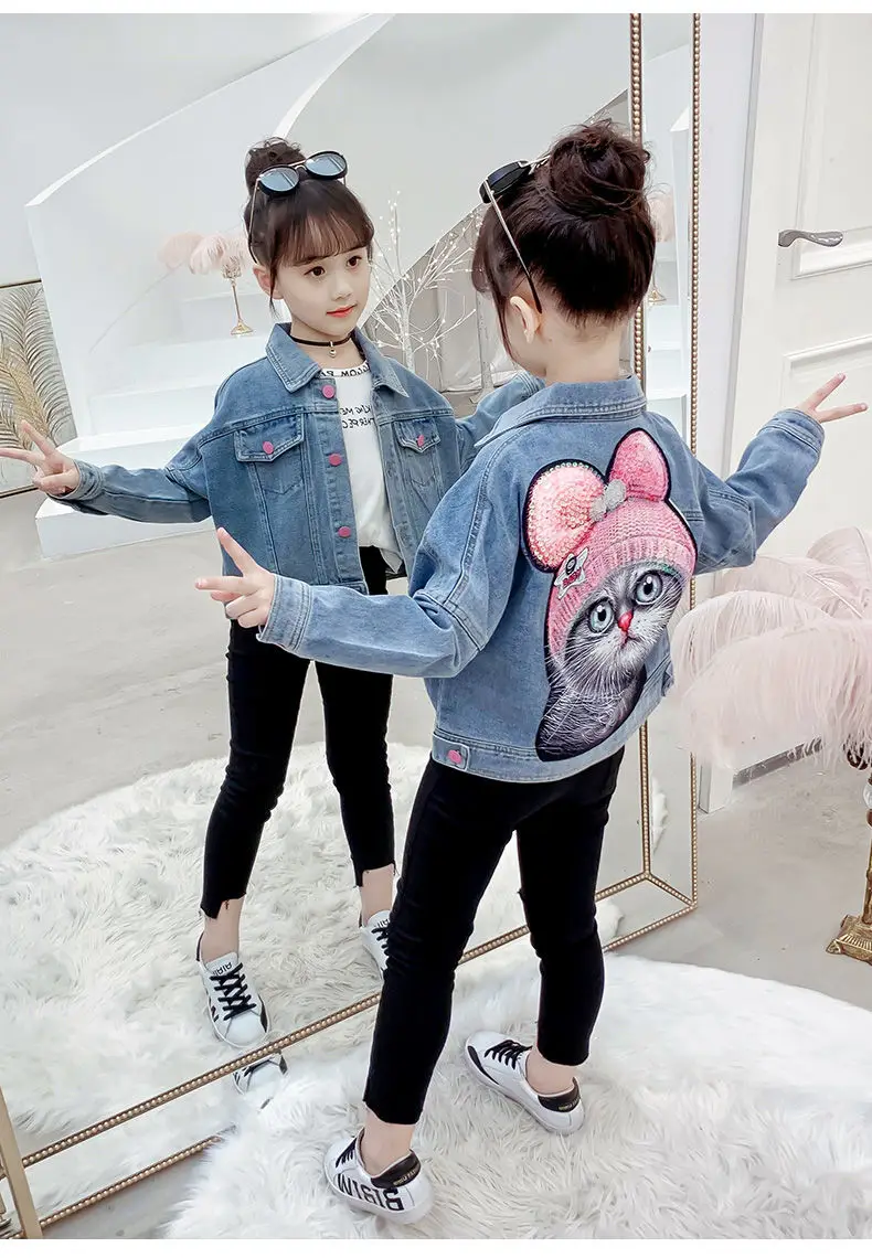 Baby And Toddler Girls Denim Jacket | The Children's Place - CHINA BLUE