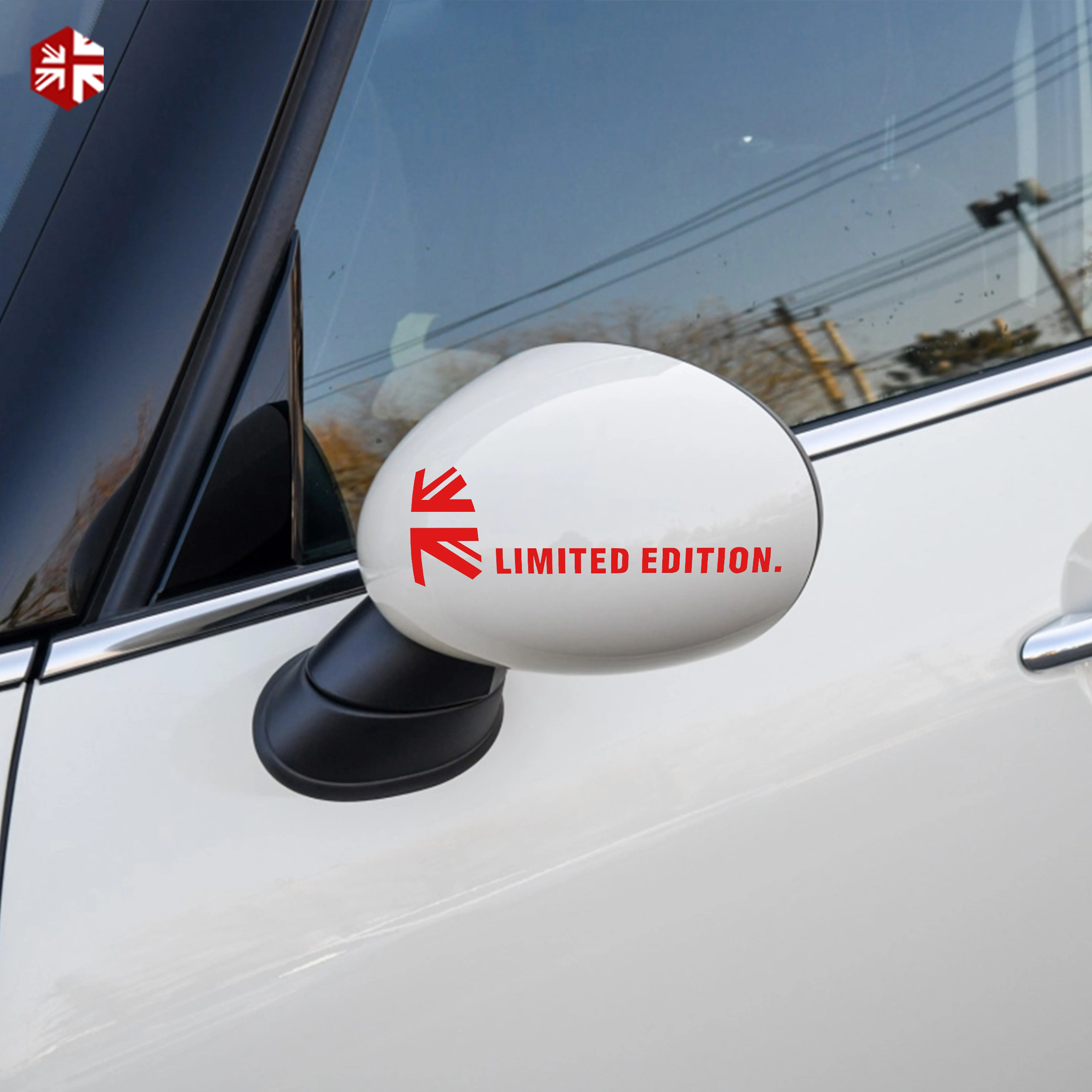 Зеркальные наклейки с боковым зеркалом заднего вида Union Jack для MINI Cooper R50 R53 R55 R56 R57