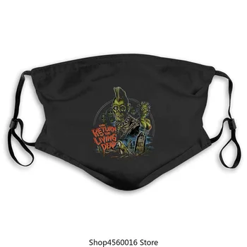 

RETOUR DES MORTS VIVANTS masque Hommes Noir et Blanc HORROR MOVIE FUNNY masque 2 Cool Casual fierté masque hommes Unisexe New-in