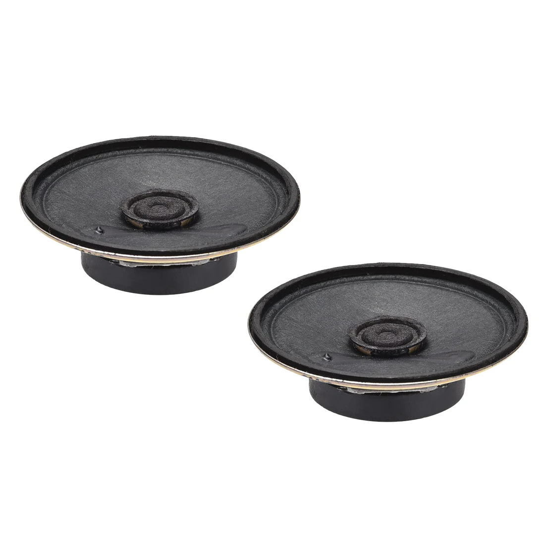

uxcell 2pcs 0.5W 8 Ohm DIY Magnetic Speaker 57mm Round Shape Replacement Loudspeaker for Home Audio-Visual Equipment
