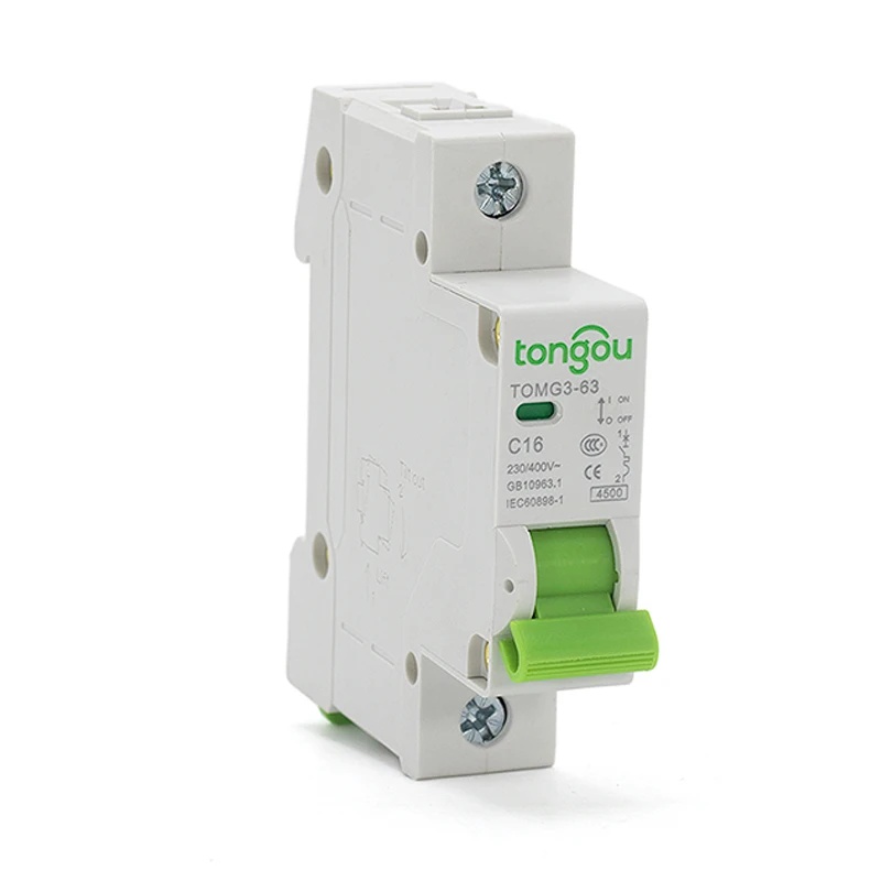 TOMG3-63 1A 6A 10A 16A 25A 32A 40A 63A MCB Miniature Circuit Breaker AC 50/60Hz 4.5KA C Type With CE Certificate | Обустройство дома