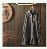 2020 New Spring Shirt Literary Cotton and linen Long Pullover Shirt Women Loose Casual Print Long Sleeve Blouse Tops 2