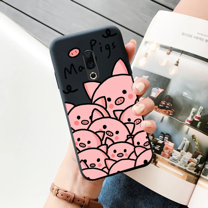 cases for meizu belt TPU Shell Black Soft For Meizu 16 Case Personality Tide Shell For Meizu 16 Plus Case Cartoon Cute Trend Shell For Meizu 16 Case meizu phone case with stones craft Cases For Meizu