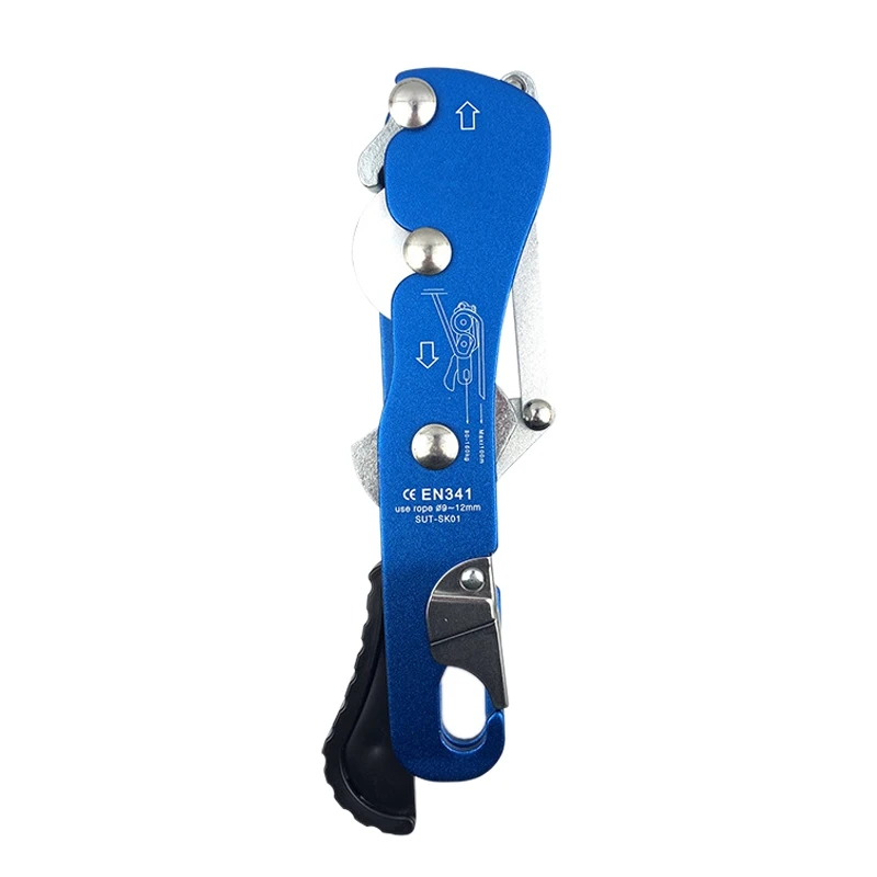 

Climbing Hand Controlled Descent Hand-Held STOP Slow-Descent Device Climbing Gear Ascender and Rappelling Belay Devices