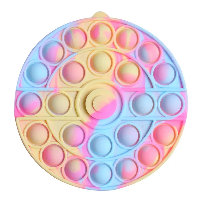 New Popit Mini Money Wallet Fingertip Toys Push Bubble Popite Pendant Bag Hot Sale Adult Decompression Toys Children Anti-Stress pikaqiu02