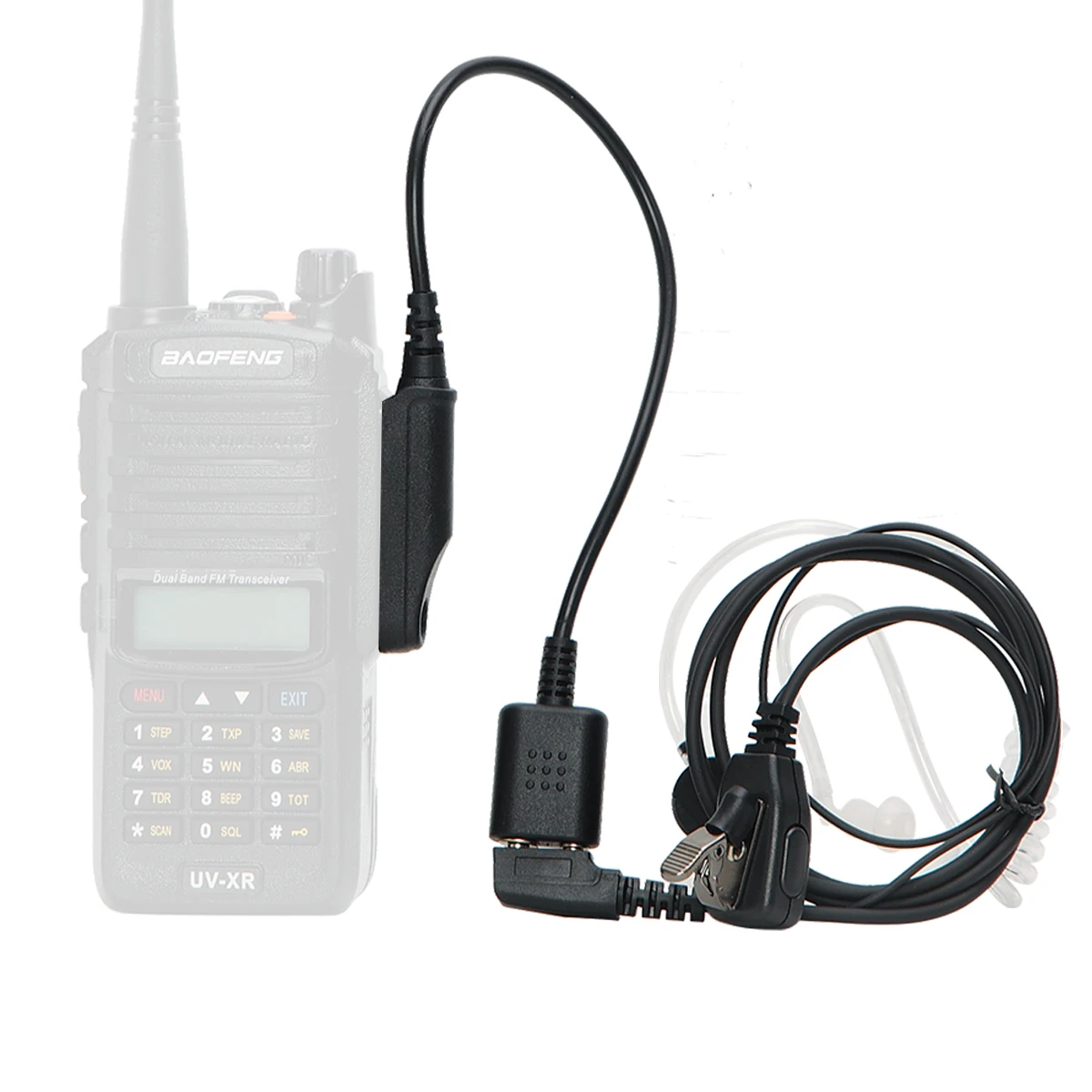 Аудио Кабель-адаптер для Baofeng Водонепроницаемый UV-XR UV-9R плюс для UV-5R BF-888S UV-82 UV-S9 наушники для портативной рации Динамик Mic