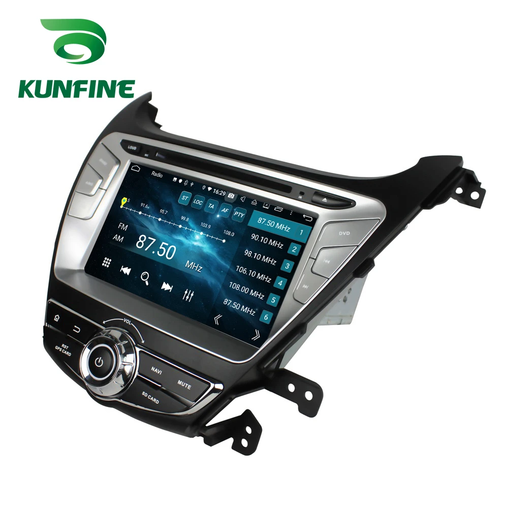 Excellent Android 9.0 Octa Core 4GB RAM 64GB Rom Car DVD GPS Multimedia Player Car Stereo for HYUNDAI Elantra 2014 Radio Headunit WIFI 3