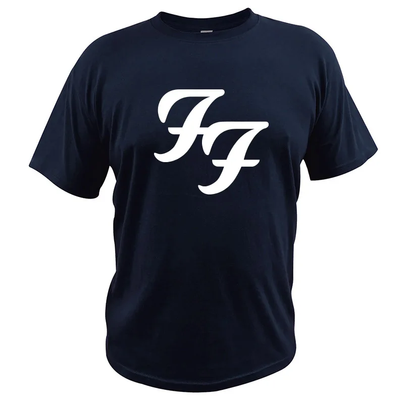 Футболка Foo Fighter с логотипом американской рок группы воздухопроницаемая Мужская