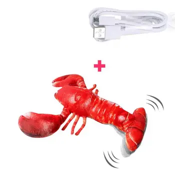 

Cat Toy Simulation Lobster Toy Catnip USB Charging Lobster