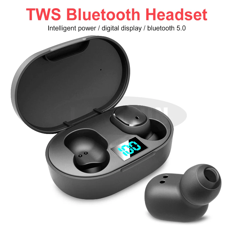 TWS Беспроводные Bluetooth 5 0 наушники HIFI Стерео шумоподавление E6S мини IPX5 спортивные с
