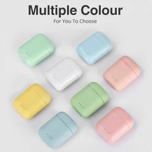 5 0 BlueTooth Mini 2 TWS Wireless Headphones TWS Matte Macaron Earplugs with Microphone Charging Box Headphones Bluetooth