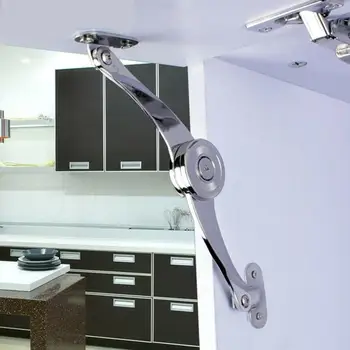 Adjustable Stop Stays Door Lift Up Folding Support Cabinet Folding Door Stay Kitchen Support Hinge Support Furniture Rod