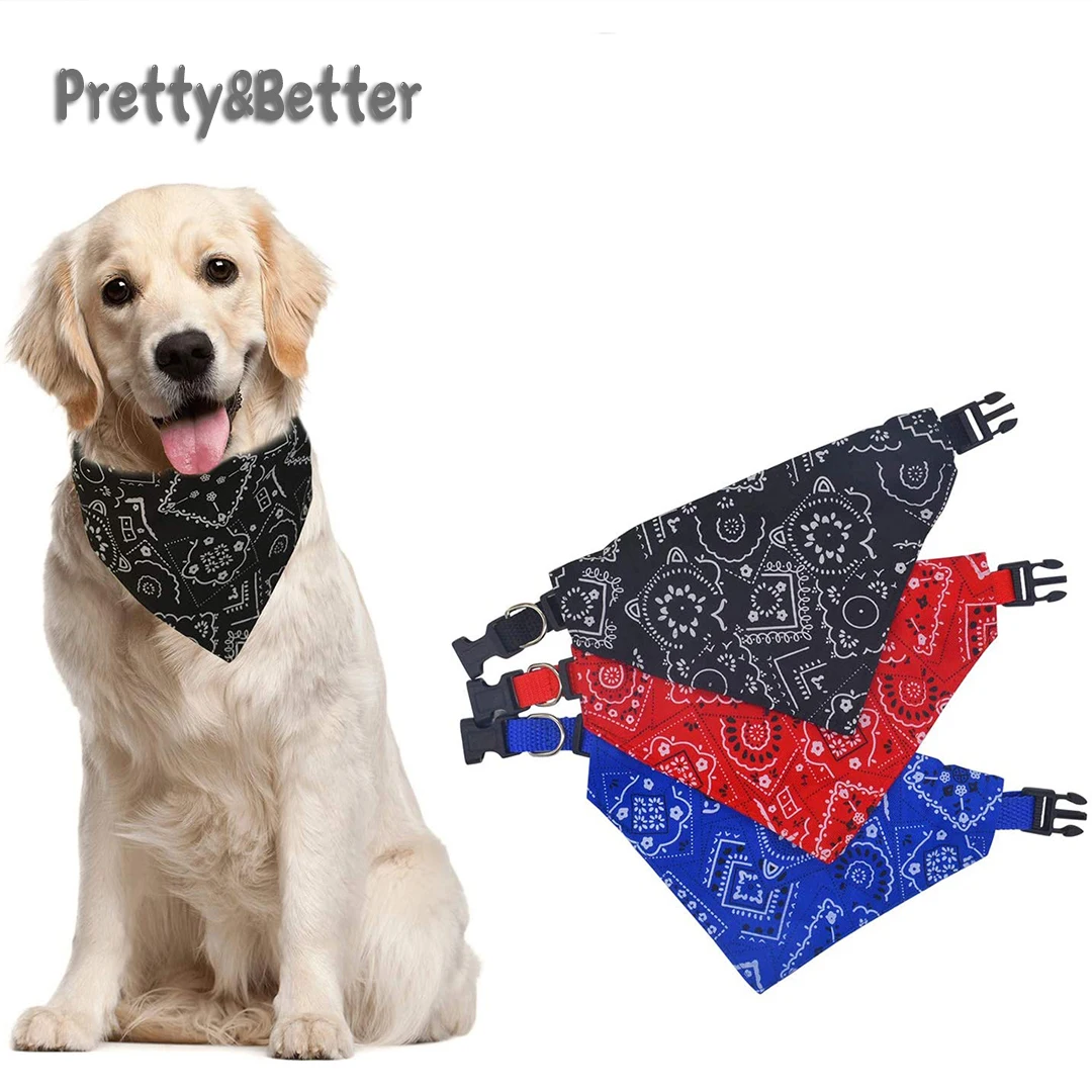Повязка для собак Pretty & Better большой шарф домашних питомцев хлопковый клетчатый