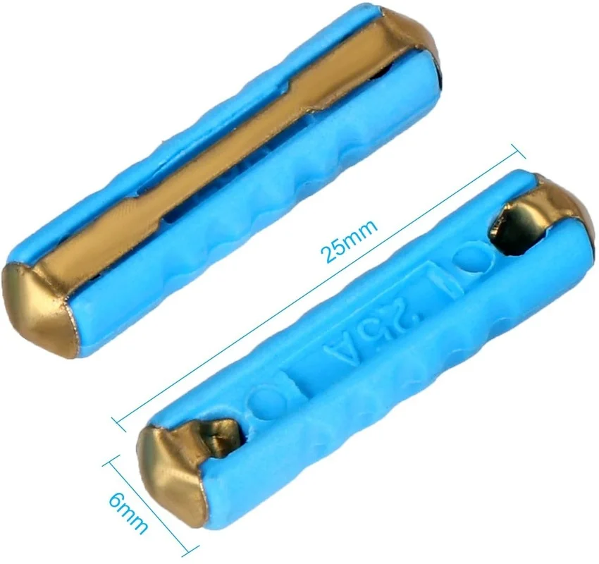 KIT FUSIBILI AUTO DE 5A 8A 16A 25A pacchetto fusibili siluro