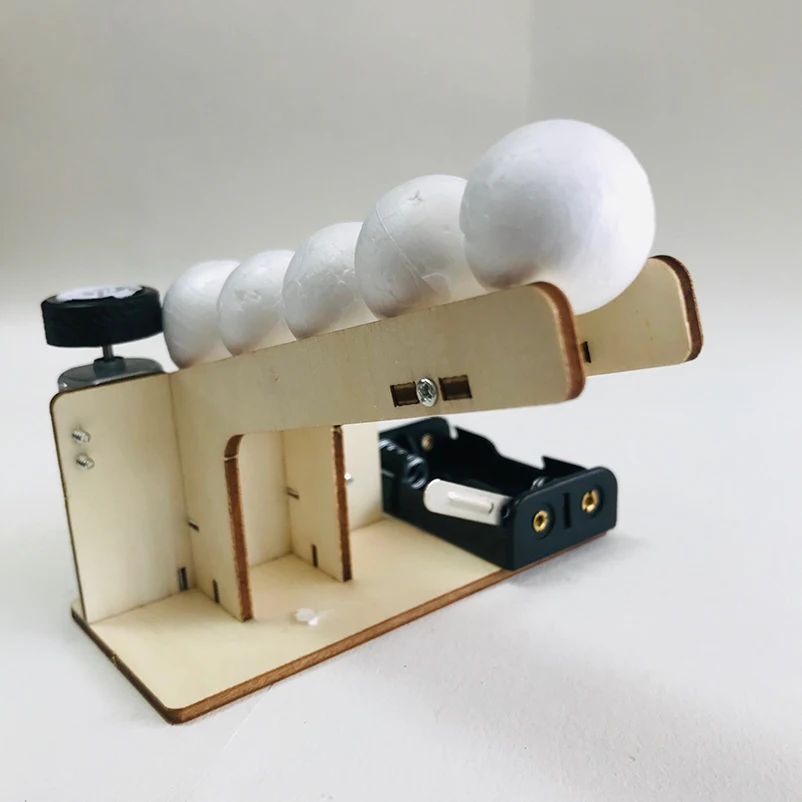 

DIY Fun Auto Ball Shooting Toy for Child Invention STEM Circuit Craft Materials Kit Physics Science Technology School Project