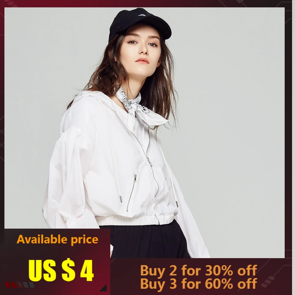 

Metersbonwe Fashion Windbreaker Short Jacket Women Summer Coats Casual Basic Bomber Jackets Thin Women's Jacket Female Outwear