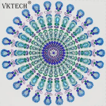 

5D DIY Special Shaped Diamond Painting Mandala Diamond Embroidery Cross Stitch Craft Kit Home Decor 30x30cm