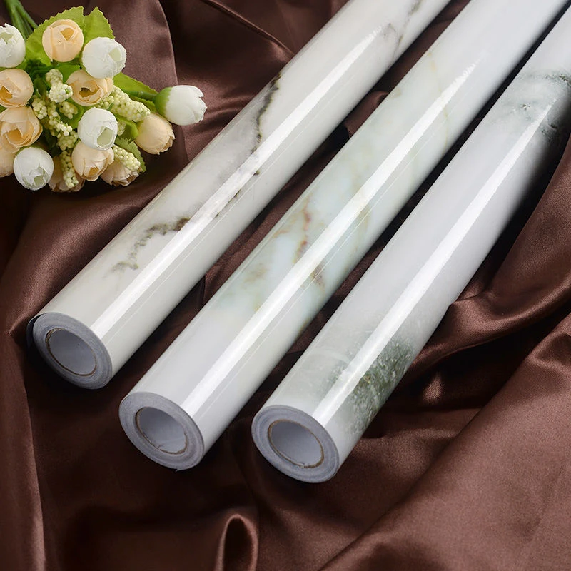 

Tile Stickers Marble Kitchen Table Desktop Oil-Proof Sticker Bathroom Waterproof Wallpaper Self-Adhesive Tile Furniture Sticker