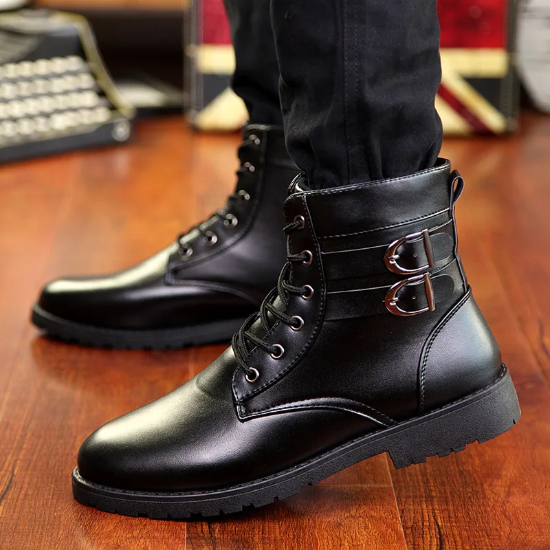

HOT Sale Autumn Winter Casual Snow Boots Men Waterproof Ankle Boots Flat Slip-Resistant Fashion Man Winter Shoes Big Size 785