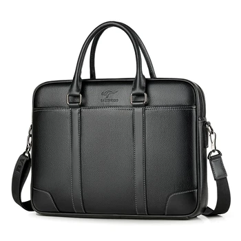 

Bag men's Genuine Leather briefcase Male man laptop bag natural Leather for men Messenger bags men's briefcases 2020