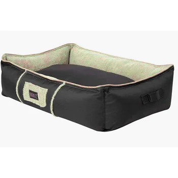 

Rogz bed with dog sides, 760mm x 240mm, chocolate/beige