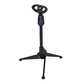 

2Pcs with Clamp Desktop Holder Table Tripod Mount Lightweight Bracket Practical Adjustable Portable Microphone Stand