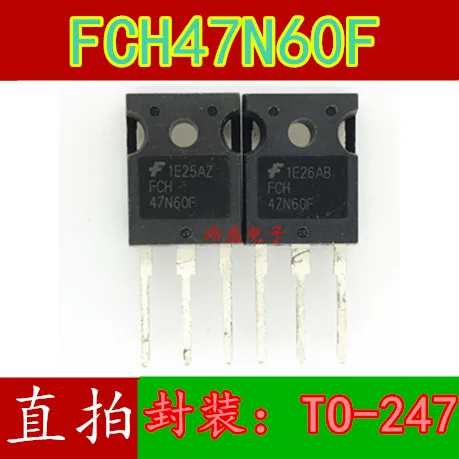 

10 шт. FCH47N60F 47N60F TO-247 47A/600 В