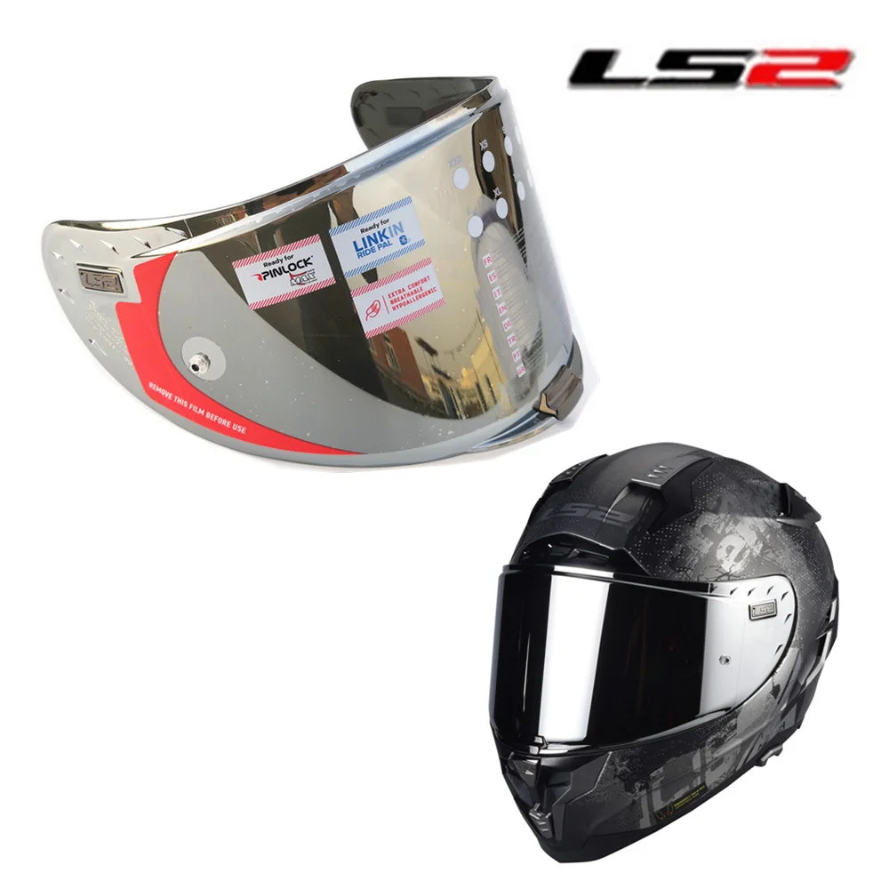 LS2 FF327 Challenger Полнолицевой мотоциклетный шлем козырек готовый мотоциклетный шлем сменный лицевой щит LS2 FF327 шлем козырек