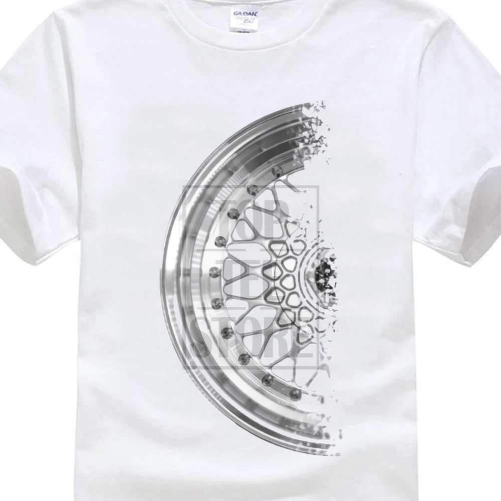 Новая модная футболка с графической надписью Bbs Rs Rim ретро Rader Amg Mpower дрейф Jdm Geschenk