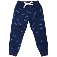 Весенние детские гимнастические штаны трикотажные штаны с рисунком для мальчиков и девочек повседневные гимнастические штаны в Корейском стиле из чистого хлопка