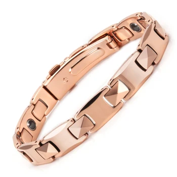 

Buy 1 get 1m*a*s*k Free 99.999% Germanium Health Care Healing Energy Tungsten Bracelet Bangle For Women Men Rose Gold Hematite